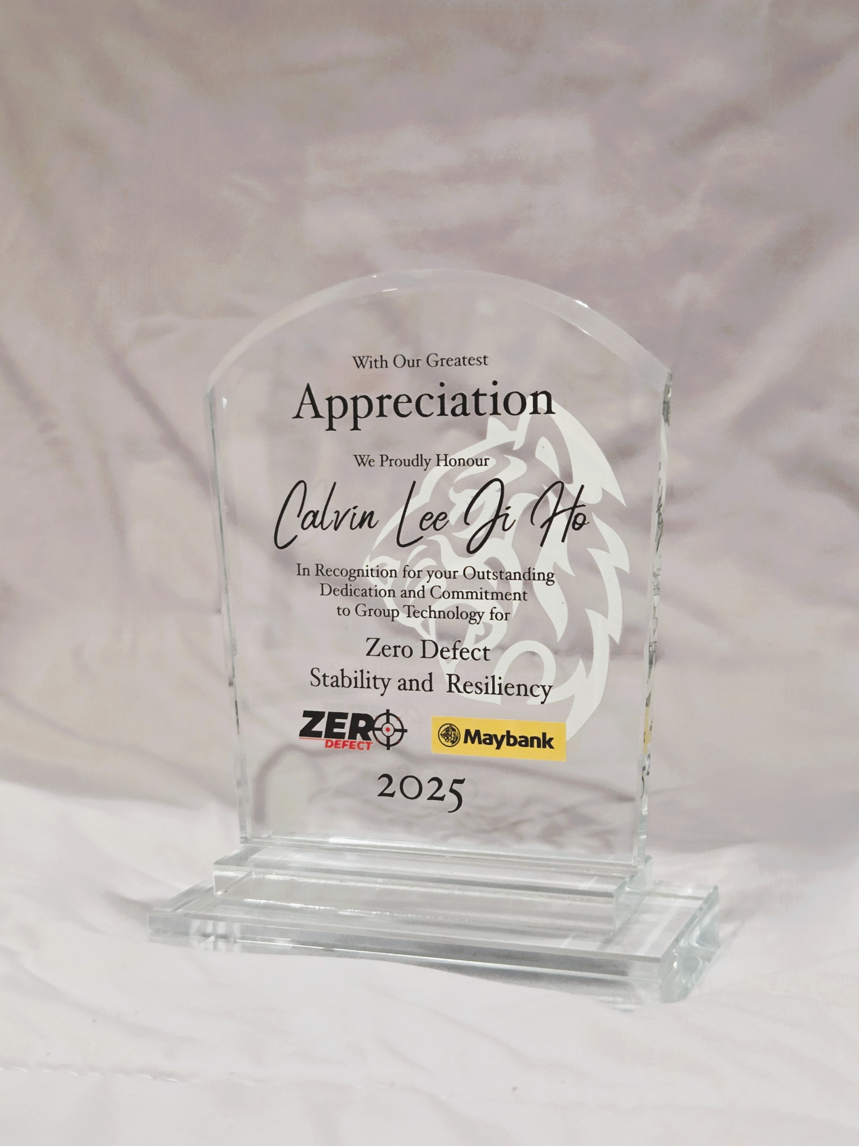 Maybank Appreciation Award